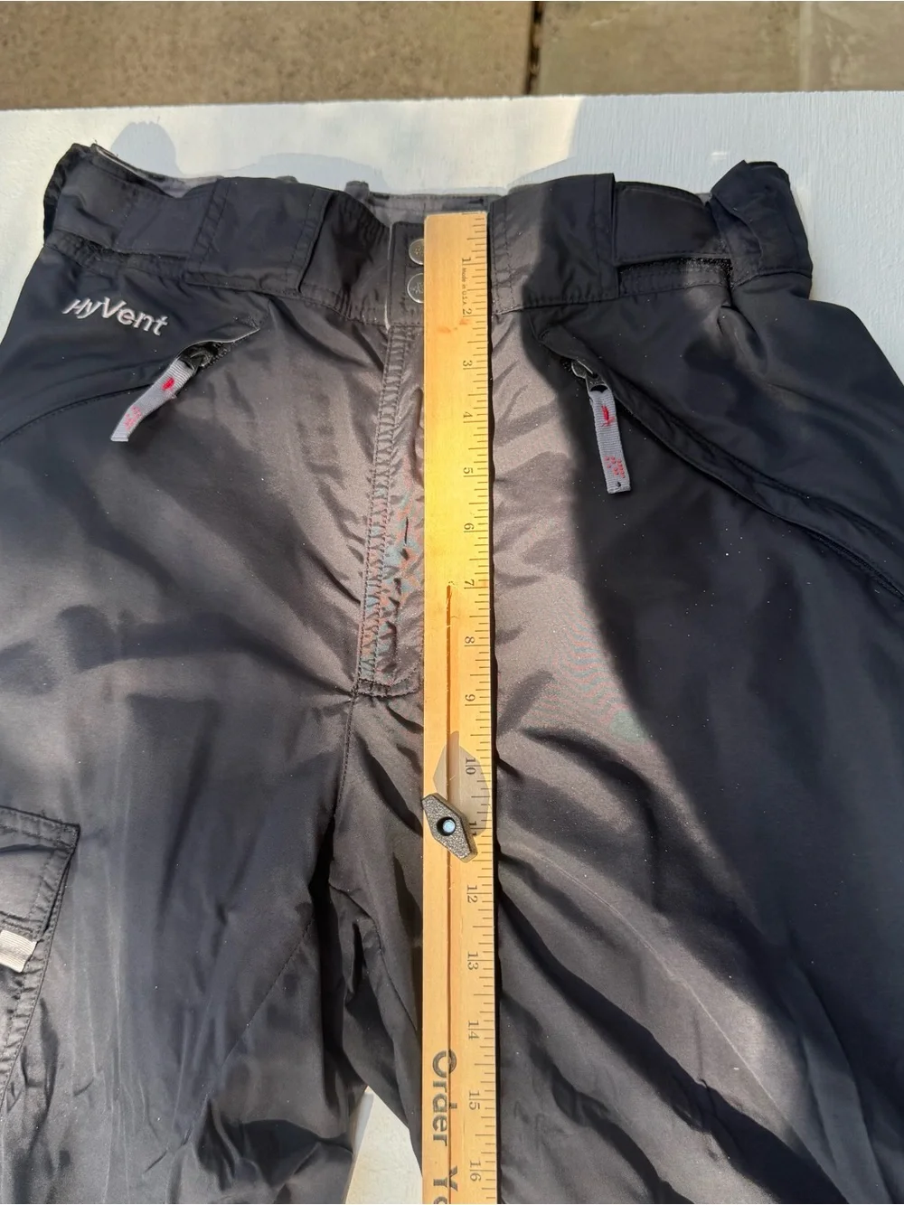 The North Face Pants Men's M HyVent Ski Snowboard Black Waterproof Insulated